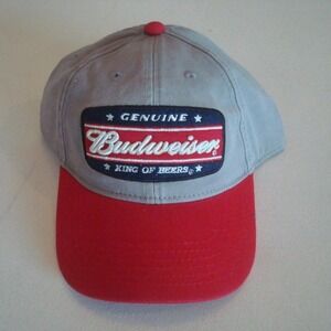 BUDWEISER BEER BUD SNAPBACK HAT CAP VINTAGE Y2K 00S H5
